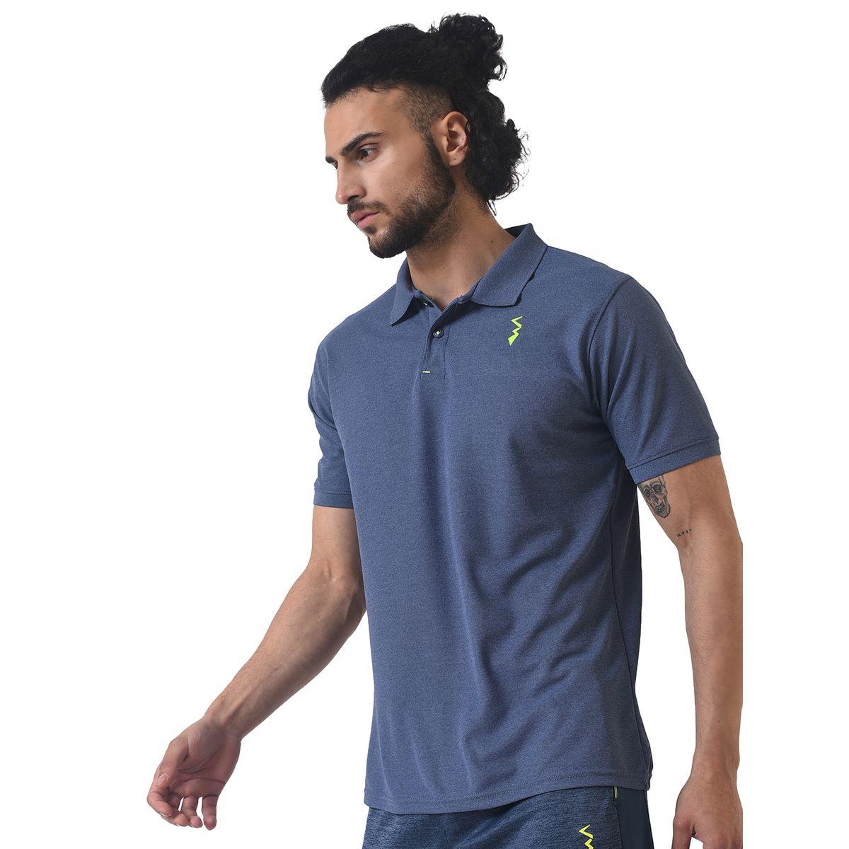 Campus Sutra X Styli  Basic Logo Detail Activewear Polo T-Shirt-men-clothing-sportswearandactivewear-tshirtsandpolos-image-1