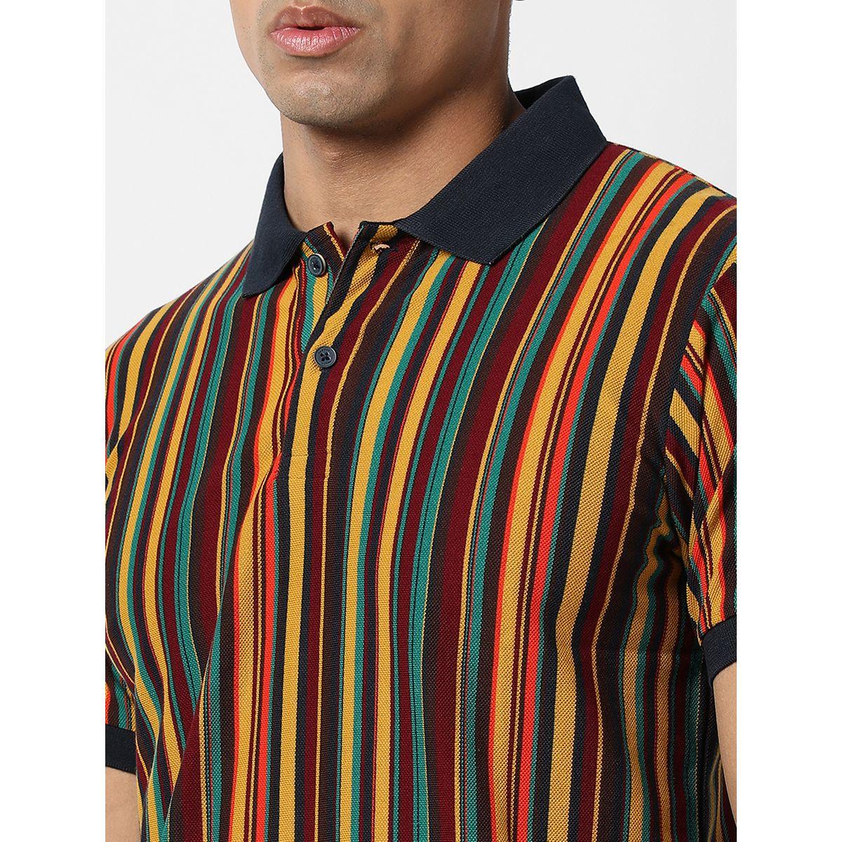 Campus Sutra X Styli  Multi Striped Regular Fit Polo-men-clothing-tshirtsandpolos-tshirts-image-2