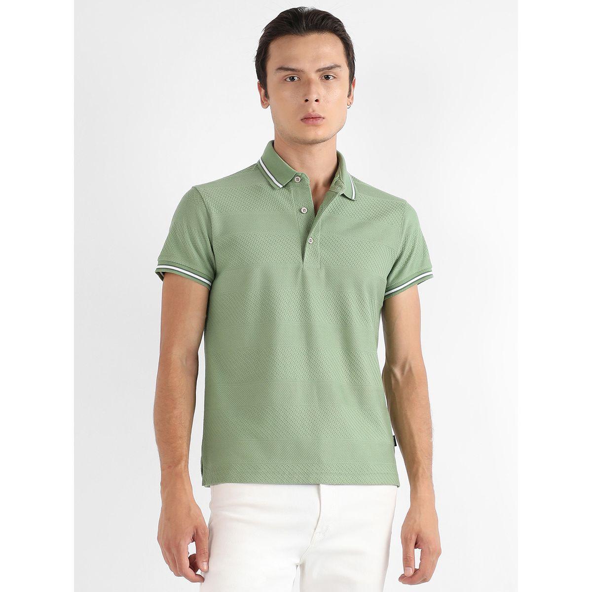 Campus Sutra X Styli  Solid Regular Fit Polo with Half Placket-men-clothing-tshirtsandpolos-tshirts-image-1