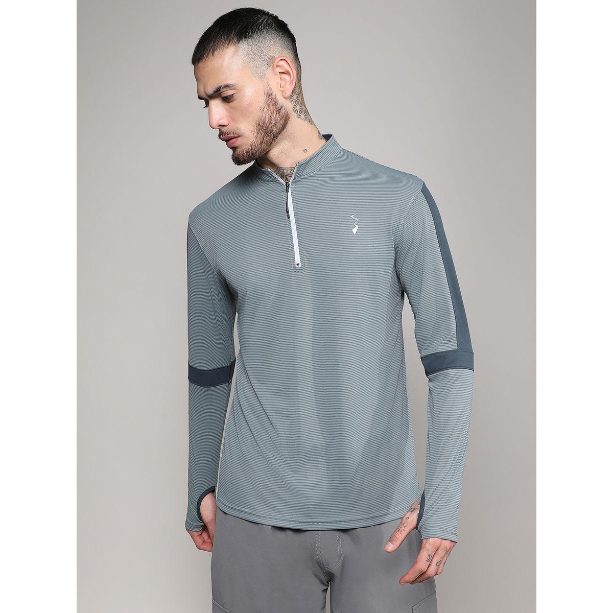 Campus Sutra X Styli  Basic Long Sleeve Activewear  T-Shirt-men-clothing-sportswearandactivewear-tshirtsandpolos-image-1