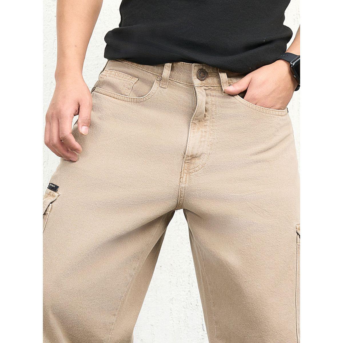 Hubberholme X Styli  Mid Rise Cargo Denim Shorts-men-clothing-bottoms-shorts-image-3