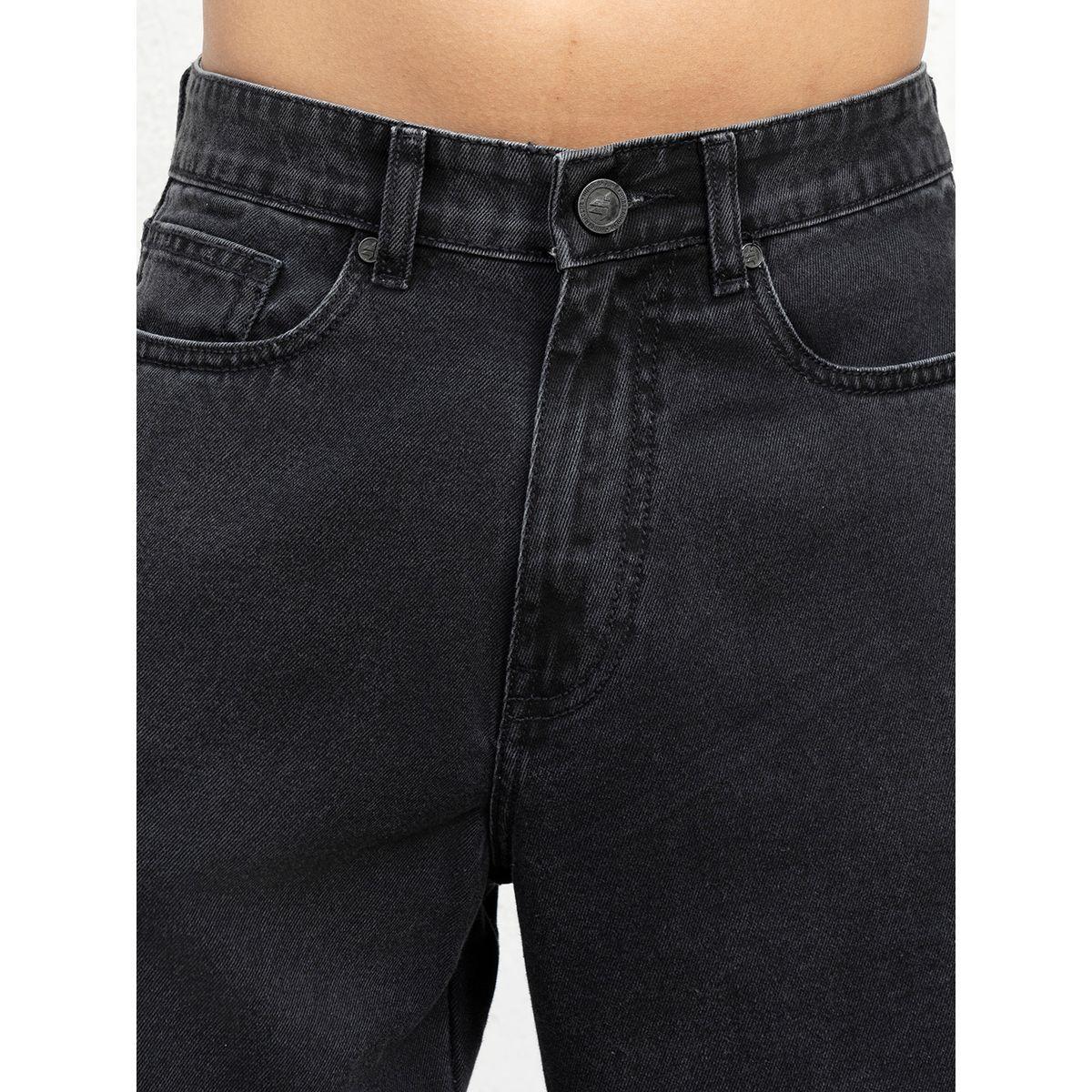 شورت دنيم بنمط كارجو وقصة مريحة هابر هولم × ستايلي-men-clothing-bottoms-shorts-image-3