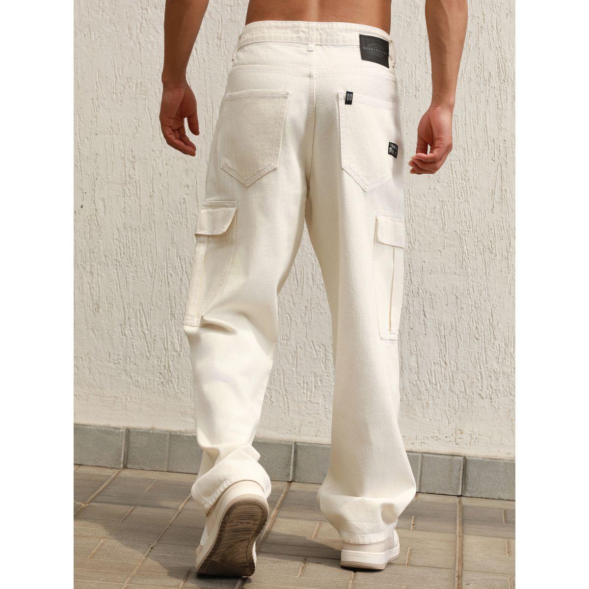 Hubberholme X Styli  Relaxed Fit Mid Rise Cargo Jeans-men-clothing-bottoms-jeans-image-2