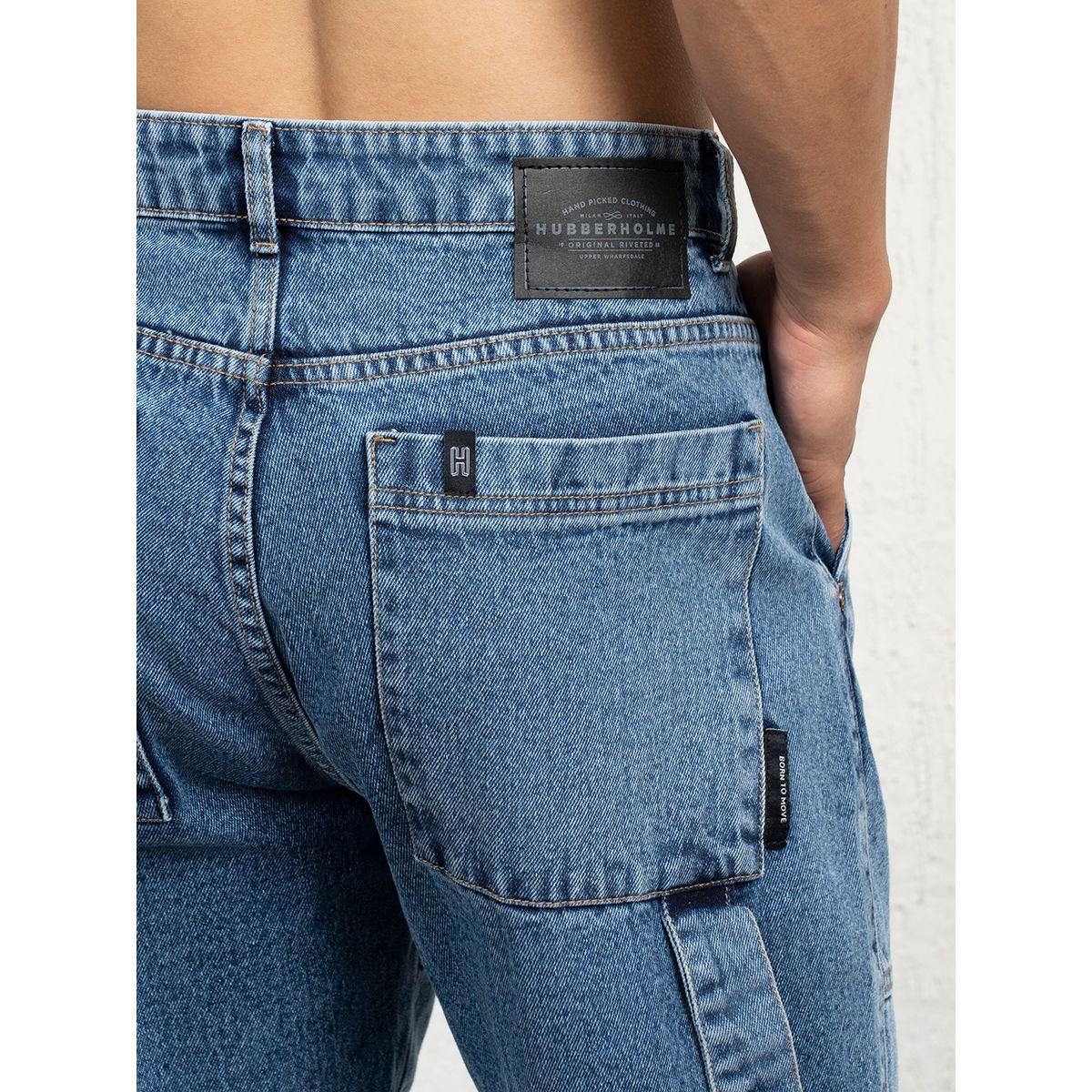 جينز بقصة مريحة وخصر متوسط هابر هولم × ستايلي-men-clothing-bottoms-jeans-image-3