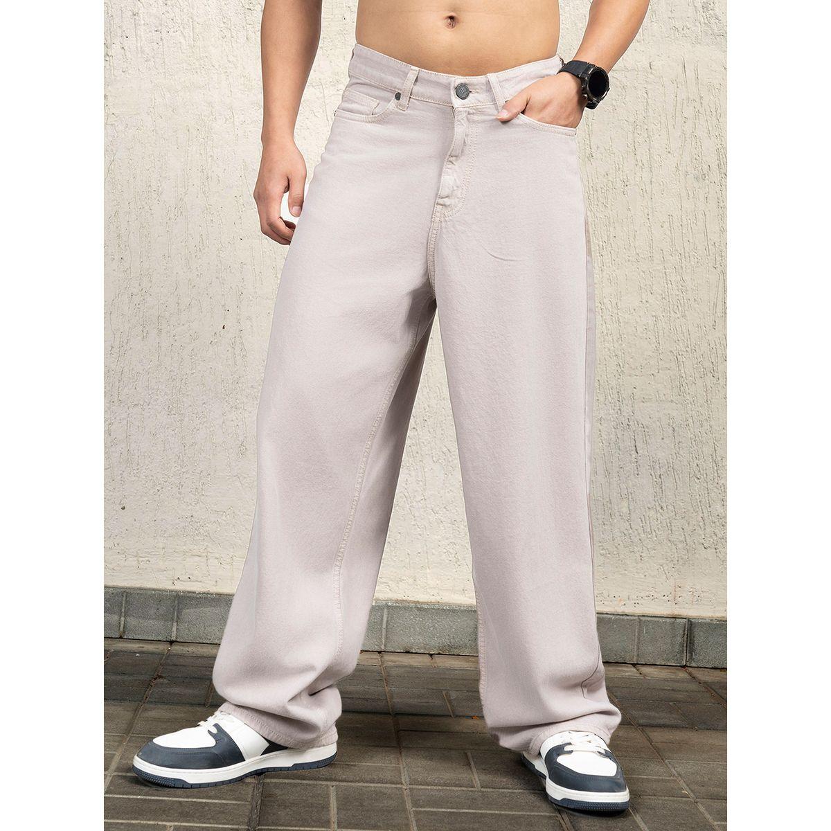 Hubberholme X Styli  Baggy Mid Rise Jeans with Pockets-men-clothing-bottoms-jeans-image-1