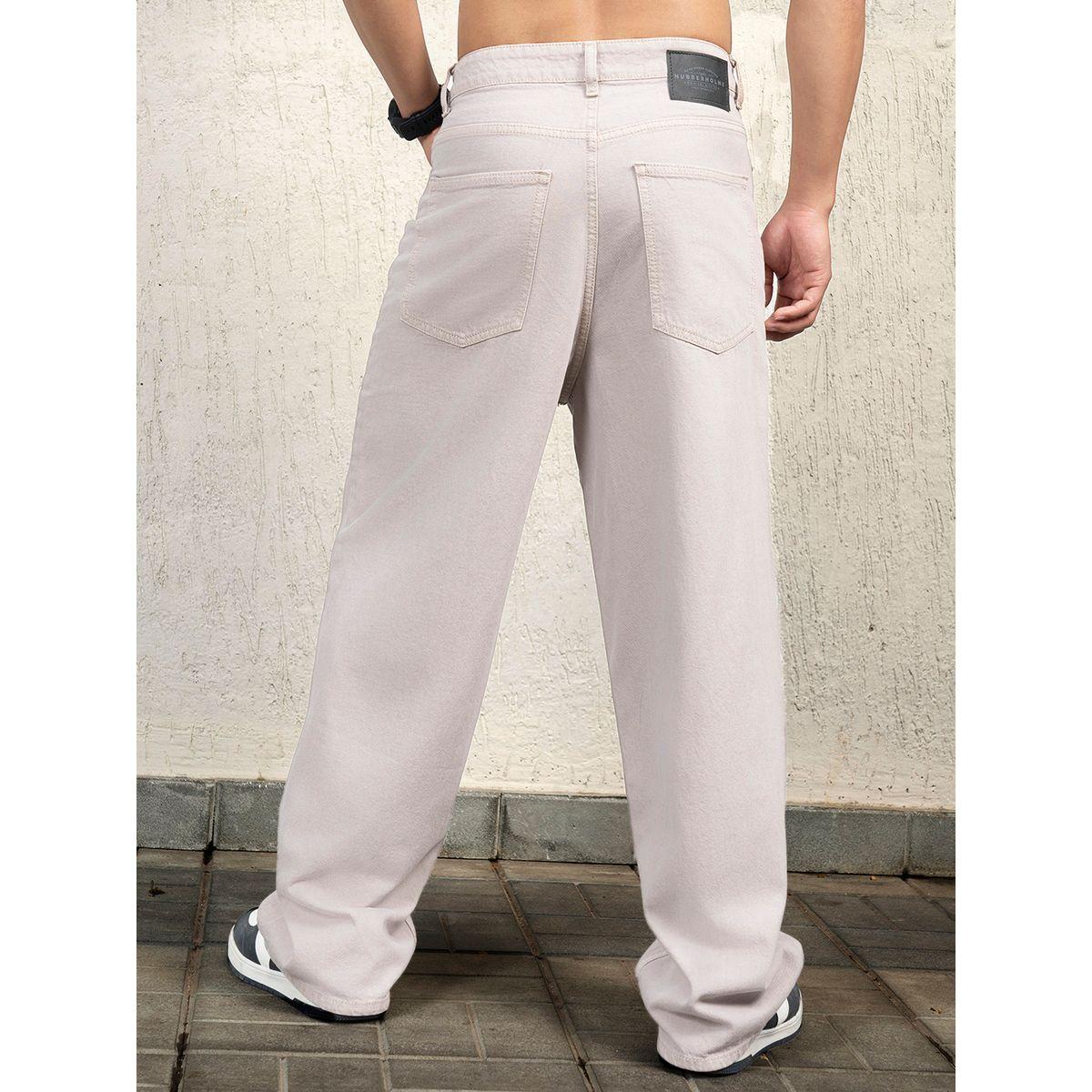Hubberholme X Styli  Baggy Mid Rise Jeans with Pockets-men-clothing-bottoms-jeans-image-2