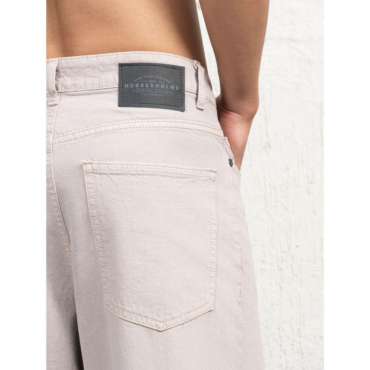 جينز باجي بخصر متوسط مع جيوب هابر هولم × ستايلي-men-clothing-bottoms-jeans-image-4