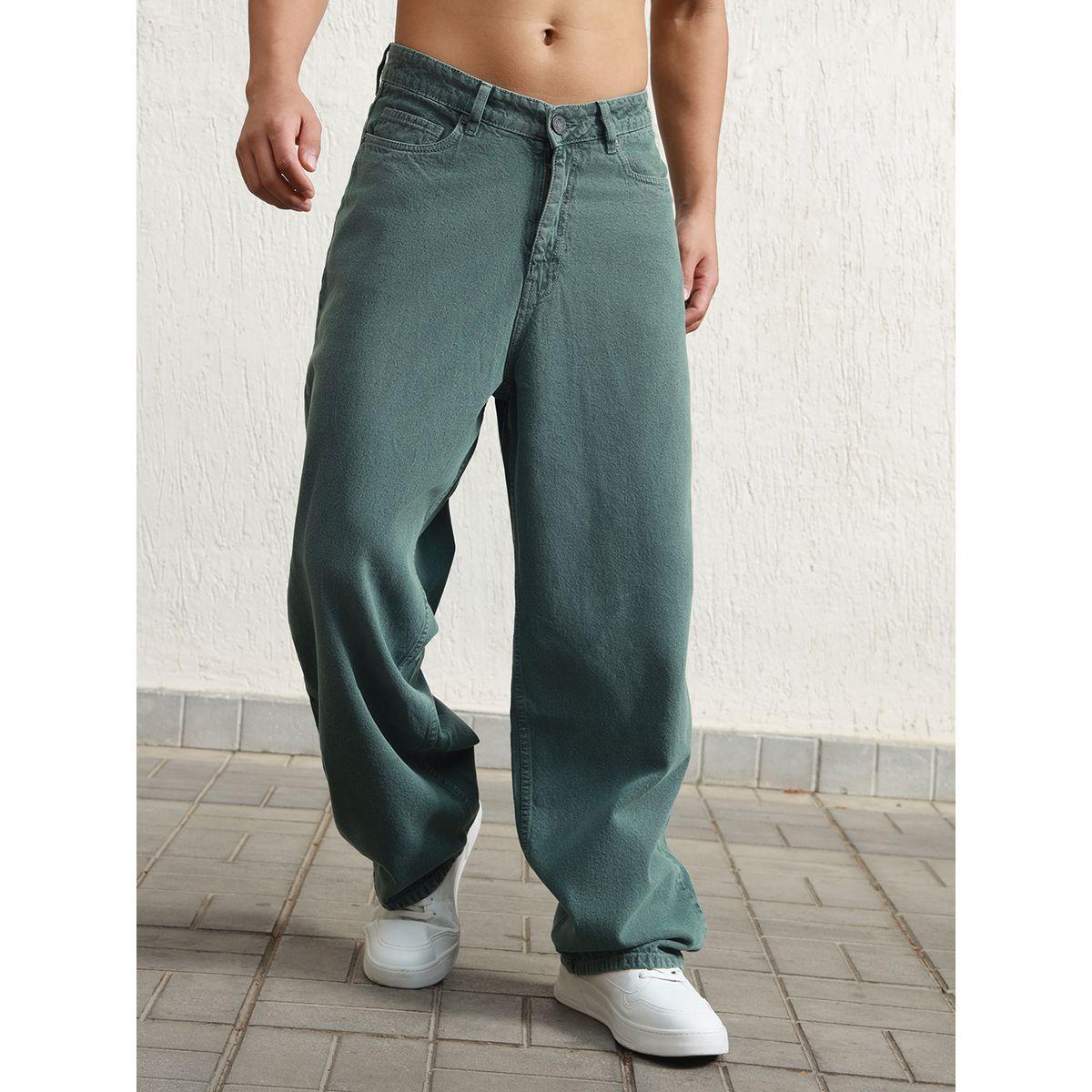 Hubberholme X Styli  Baggy Mid Rise Jeans with Pockets-men-clothing-bottoms-jeans-image-1