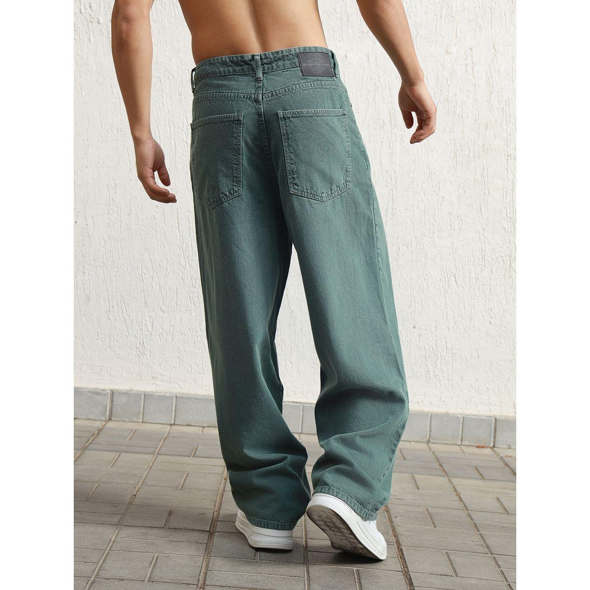Hubberholme X Styli  Baggy Mid Rise Jeans with Pockets-men-clothing-bottoms-jeans-image-2