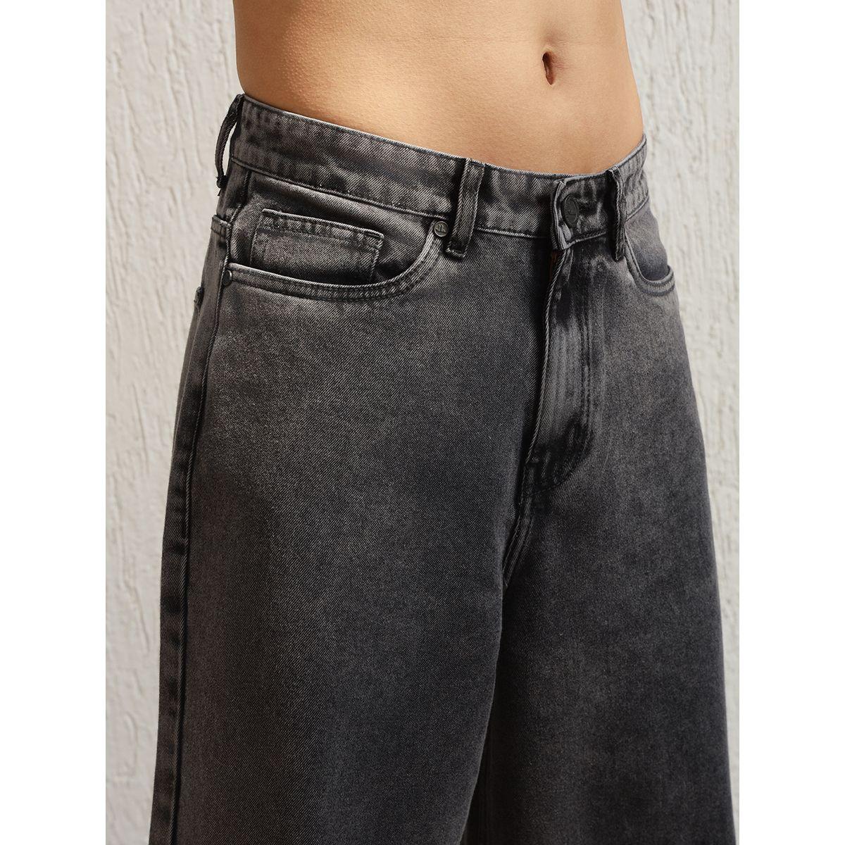 جينز باجي بخصر متوسط مع جيوب هابر هولم × ستايلي-men-clothing-bottoms-jeans-image-3