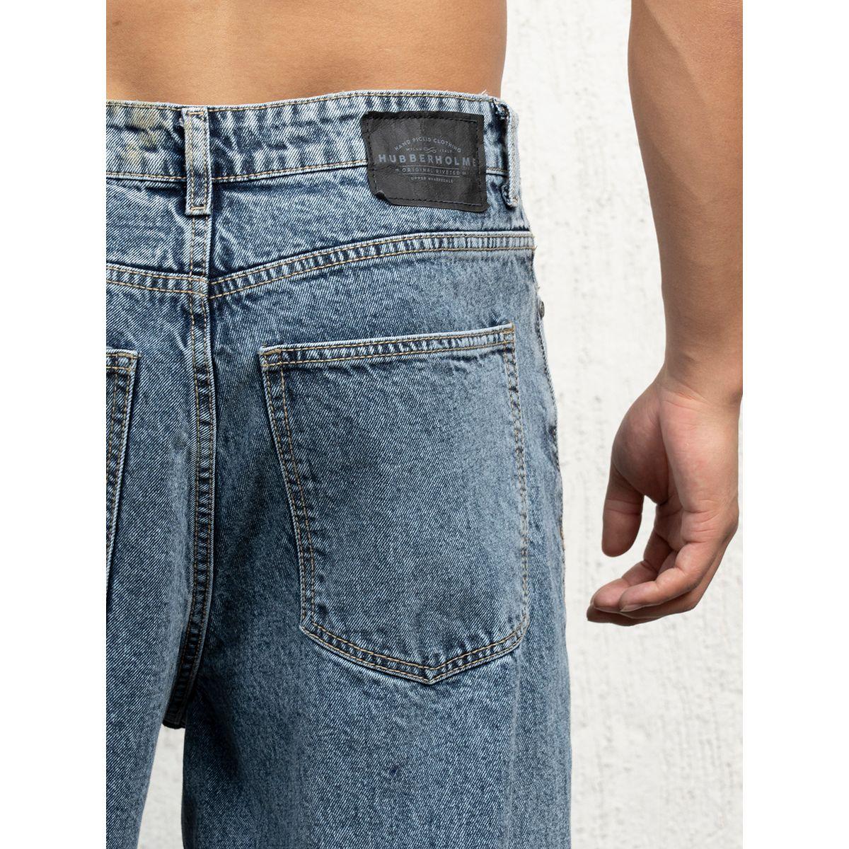 جينز بقصة باجي وتفاصيل مُمزقة هابر هولم × ستايلي-men-clothing-bottoms-jeans-image-3