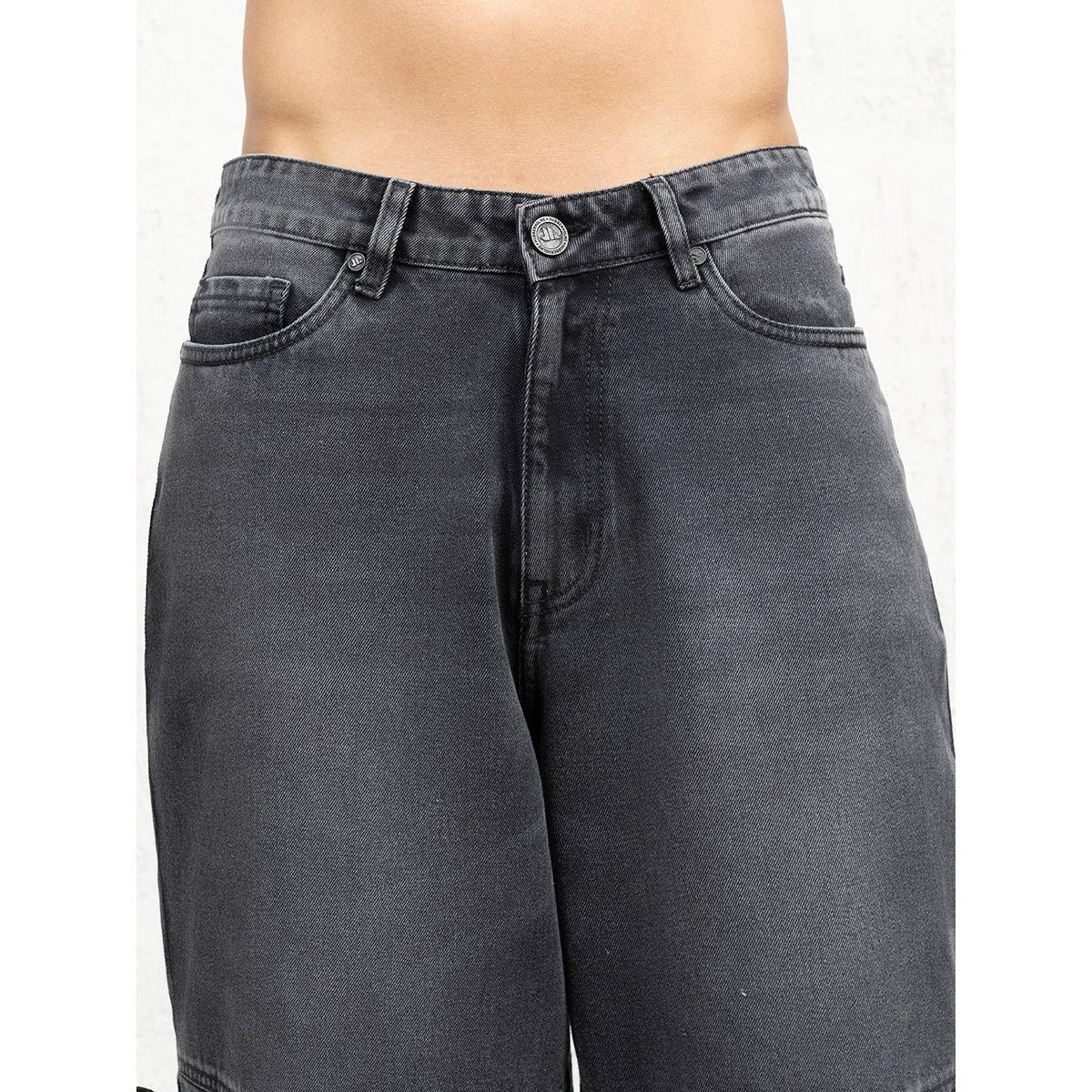 جينز باجي مزين بتفاصيل خياطة هابر هولم × ستايلي-men-clothing-bottoms-jeans-image-3