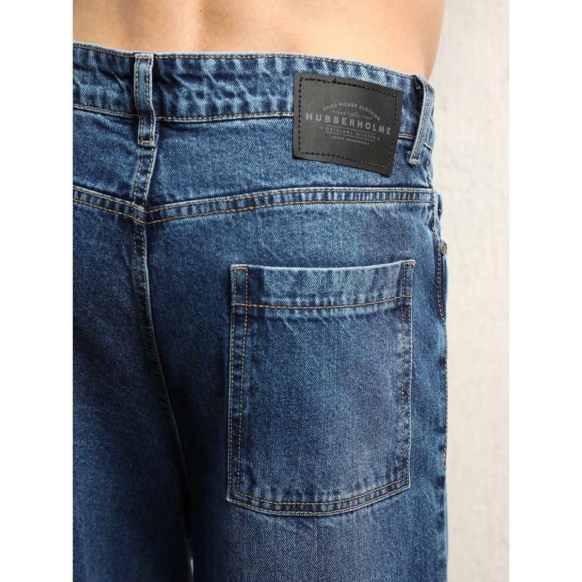 Hubberholme X Styli  Panelled Baggy Jeans with Toggle String-men-clothing-bottoms-jeans-image-4