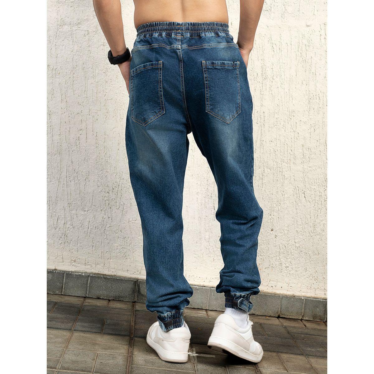 جينز بقصة مريحة وخصر متوسط هابر هولم × ستايلي-men-clothing-bottoms-jeans-image-2