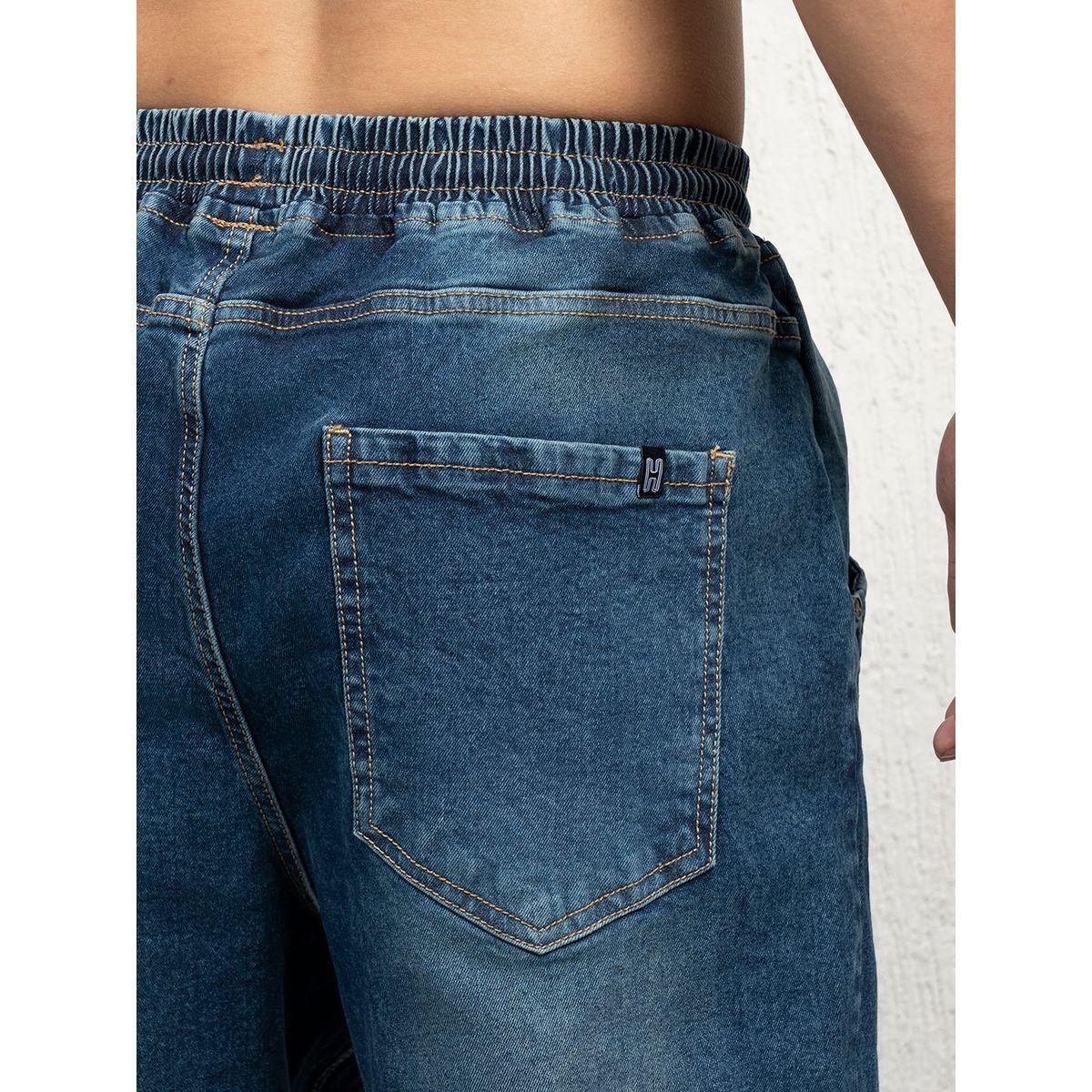جينز بقصة مريحة وخصر متوسط هابر هولم × ستايلي-men-clothing-bottoms-jeans-image-3