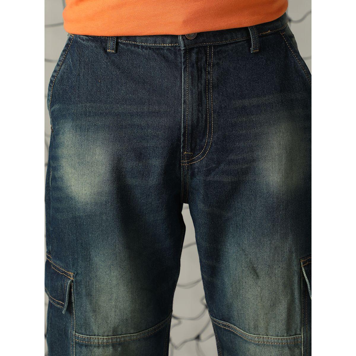 Hubberholme X Styli  Mid Rise Relaxed Fit Panelled Cargo Jeans-men-clothing-bottoms-jeans-image-3
