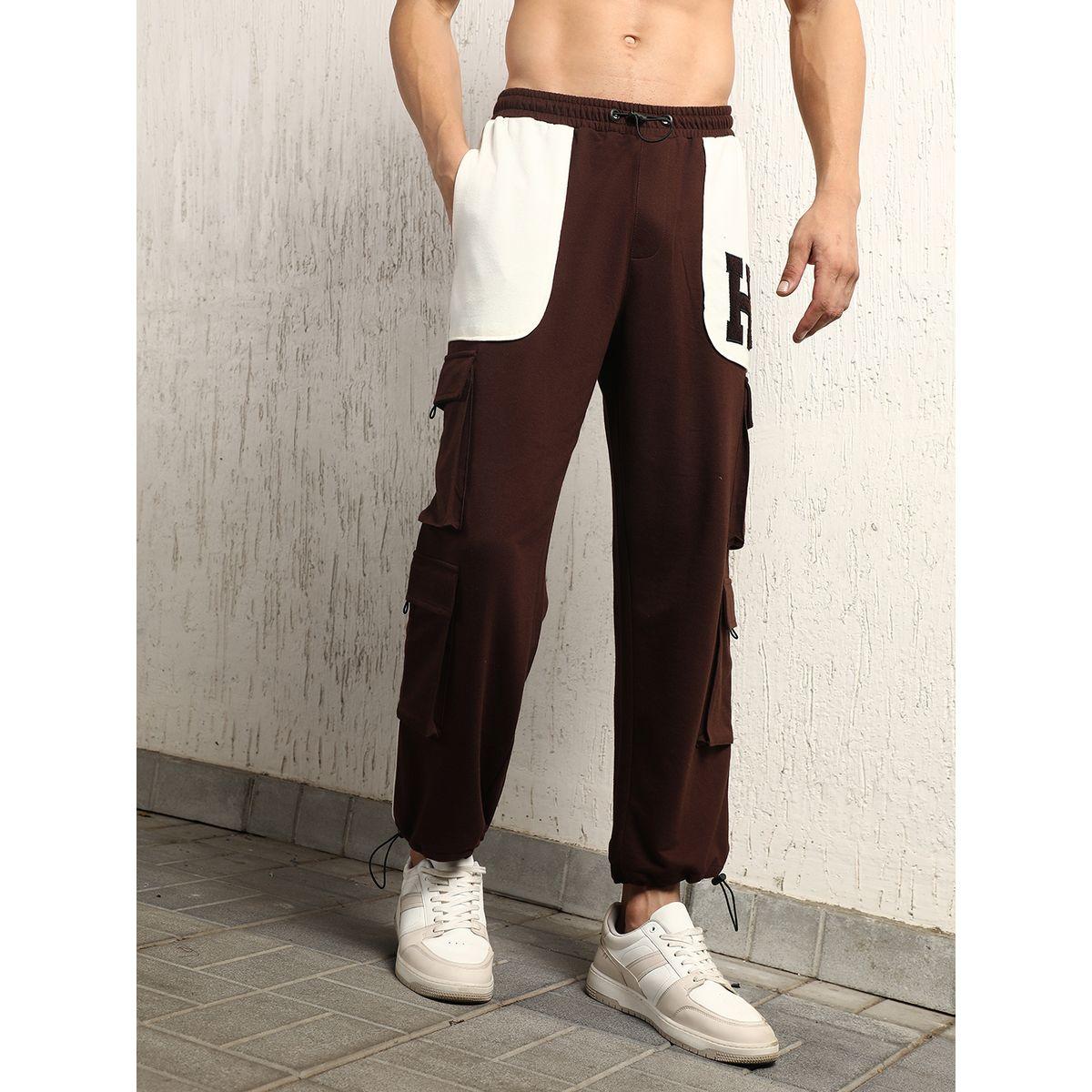 بنطال بجيوب كارجو وتفاصيل مُتباينة هابر هولم × ستايلي-men-clothing-bottoms-joggers-image-1