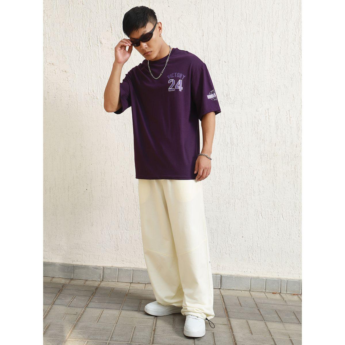 تيشيرت بقصة مريحة وطبعة جرافيك هابر هولم × ستايلي-men-clothing-tshirtsandpolos-tshirts-image-5