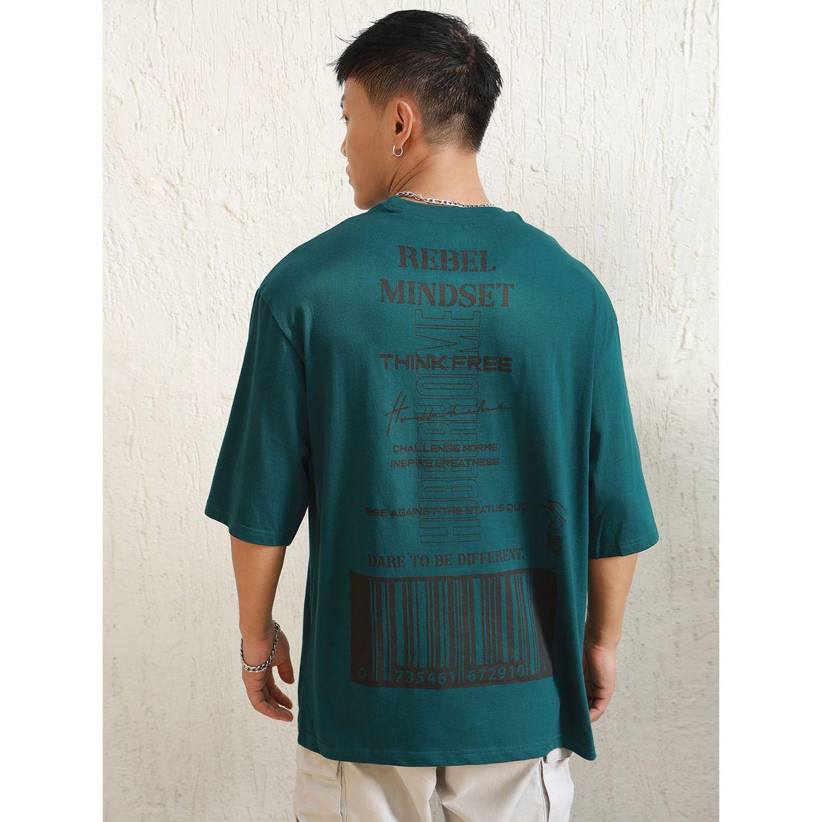 تيشيرت فضفاض بطبعة جرافيك واكتاف منخفضة-men-clothing-tshirtsandpolos-tshirts-image-2