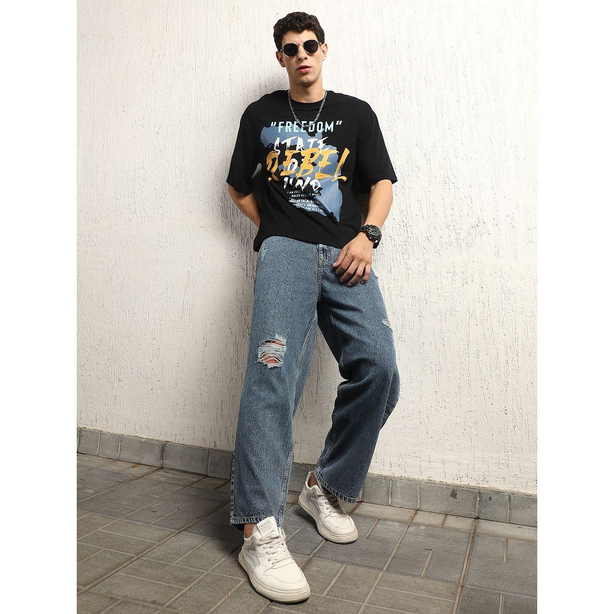 Hubberholme X Styli  Freedom Graphic Print Oversized T-Shirt-men-clothing-tshirtsandpolos-tshirts-image-4