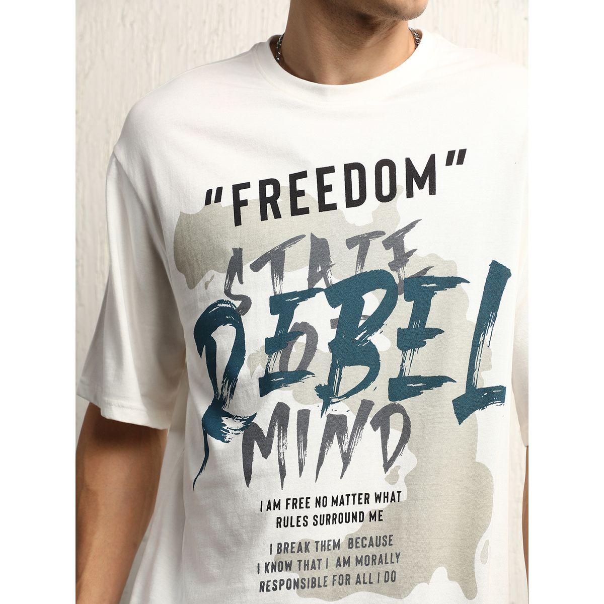 تيشيرت فضفاض مطبع بطبعة جرافيك هابر هولم × ستايلي-men-clothing-tshirtsandpolos-tshirts-image-2