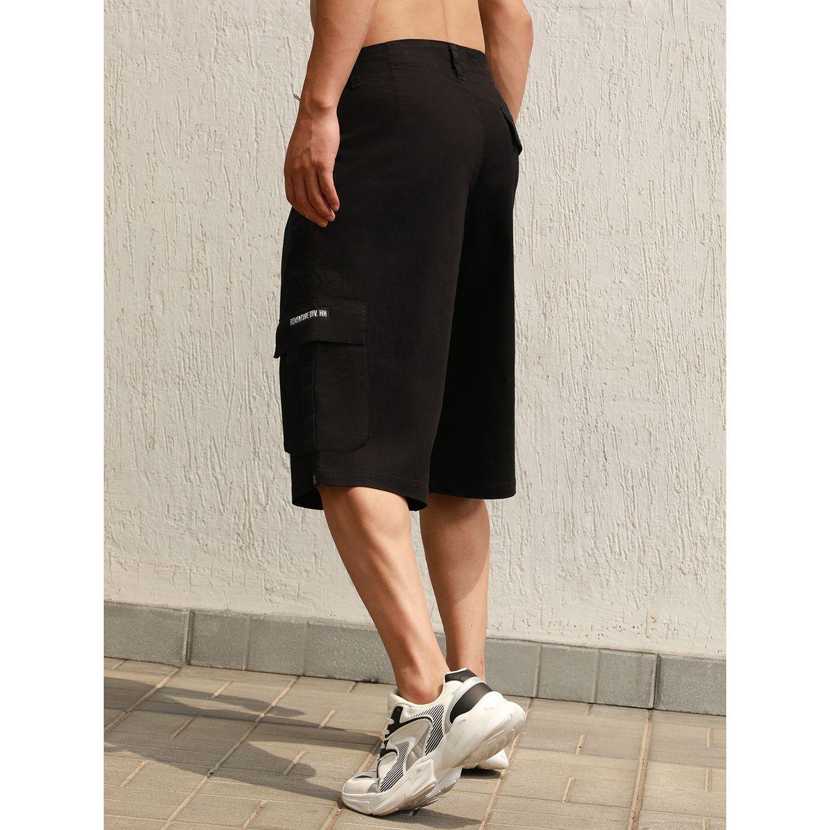 Hubberholme X Styli  Relaxed Fit Cargo Shorts with Pockets-men-clothing-bottoms-shorts-image-2