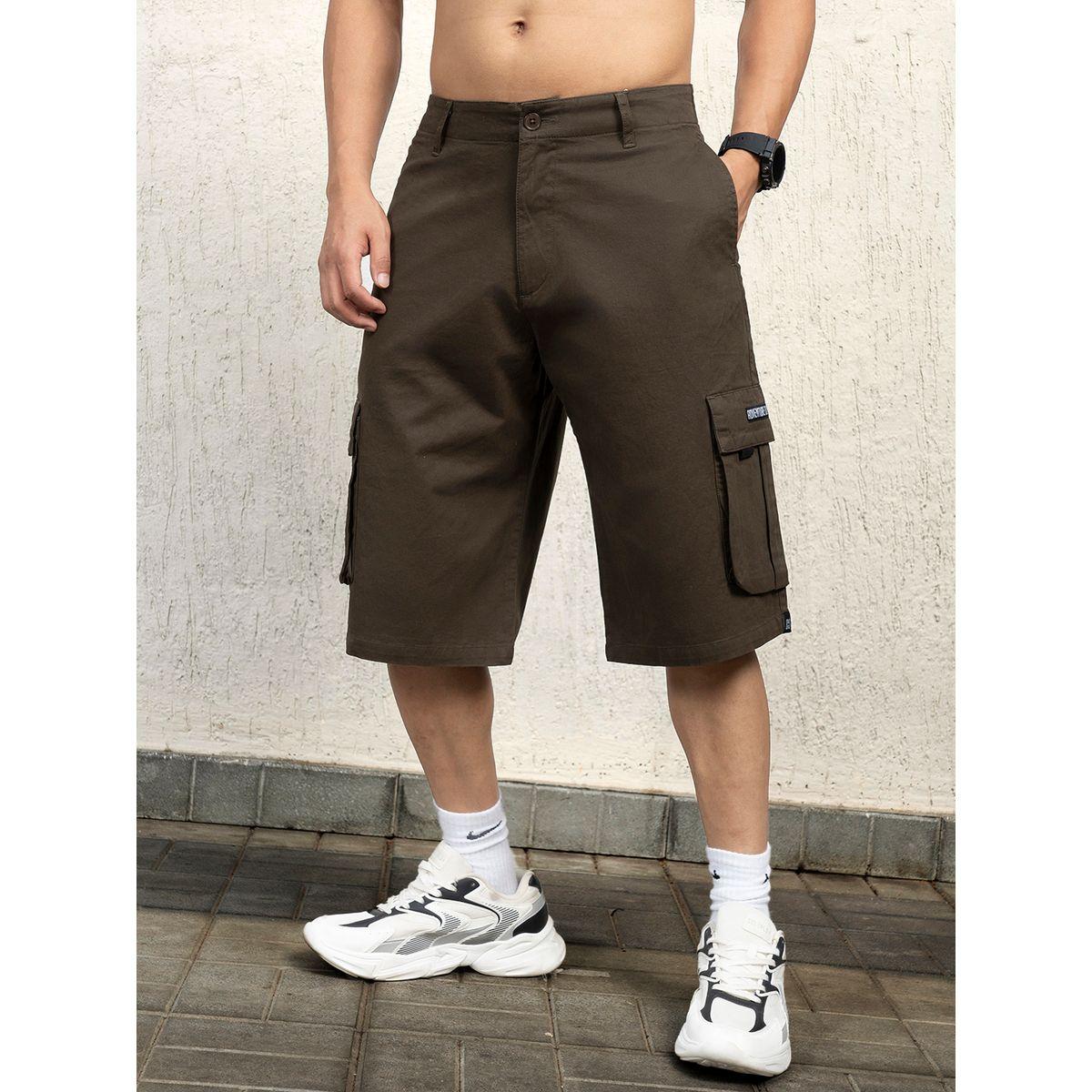 Hubberholme X Styli  Relaxed Fit Cargo Shorts with Pockets-men-clothing-bottoms-shorts-image-1