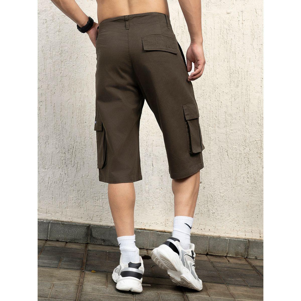 Hubberholme X Styli  Relaxed Fit Cargo Shorts with Pockets-men-clothing-bottoms-shorts-image-2