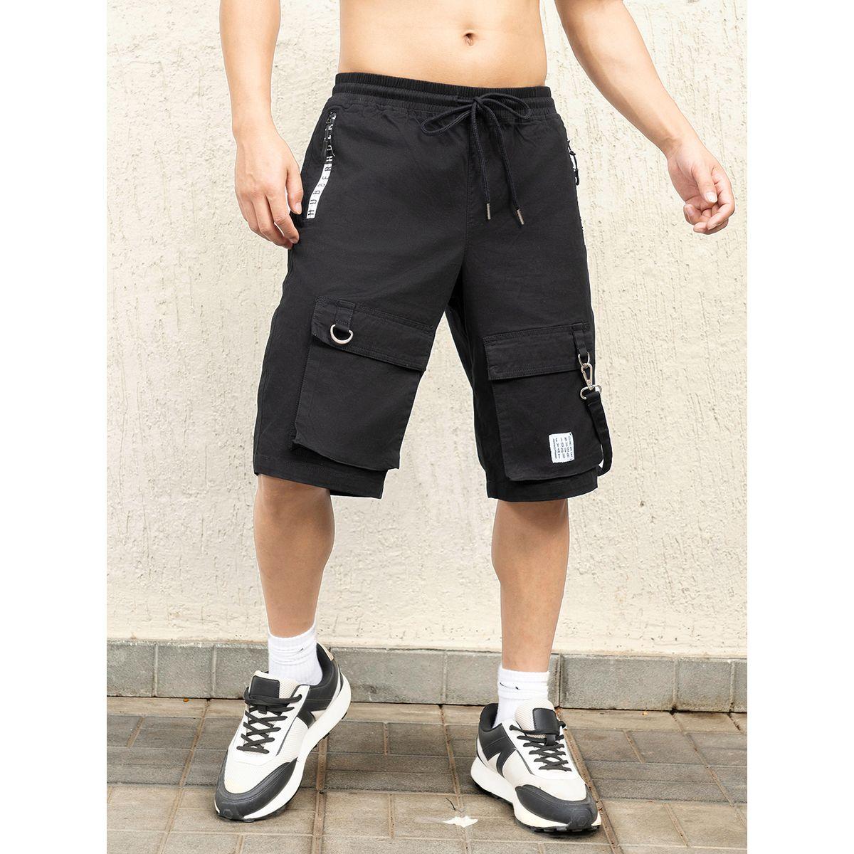 Hubberholme X Styli  Front Flap Pocket Relaxed Fit Shorts-men-clothing-bottoms-shorts-image-1