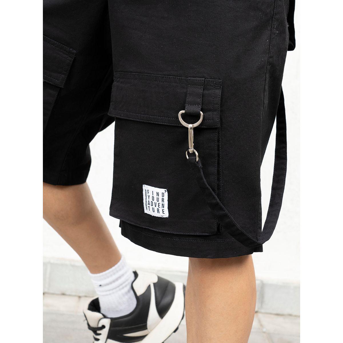 Hubberholme X Styli  Front Flap Pocket Relaxed Fit Shorts-men-clothing-bottoms-shorts-image-4