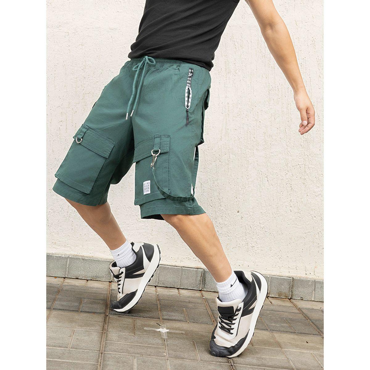 Hubberholme X Styli  Zip Pocket Cargo Shorts with Loop Detail-men-clothing-bottoms-shorts-image-1