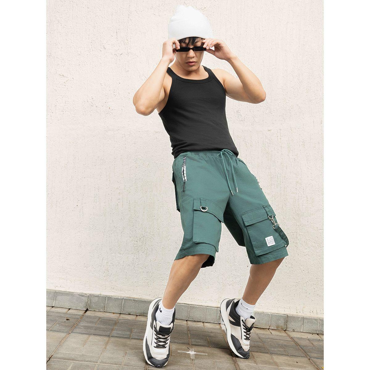 Hubberholme X Styli  Zip Pocket Cargo Shorts with Loop Detail-men-clothing-bottoms-shorts-image-4