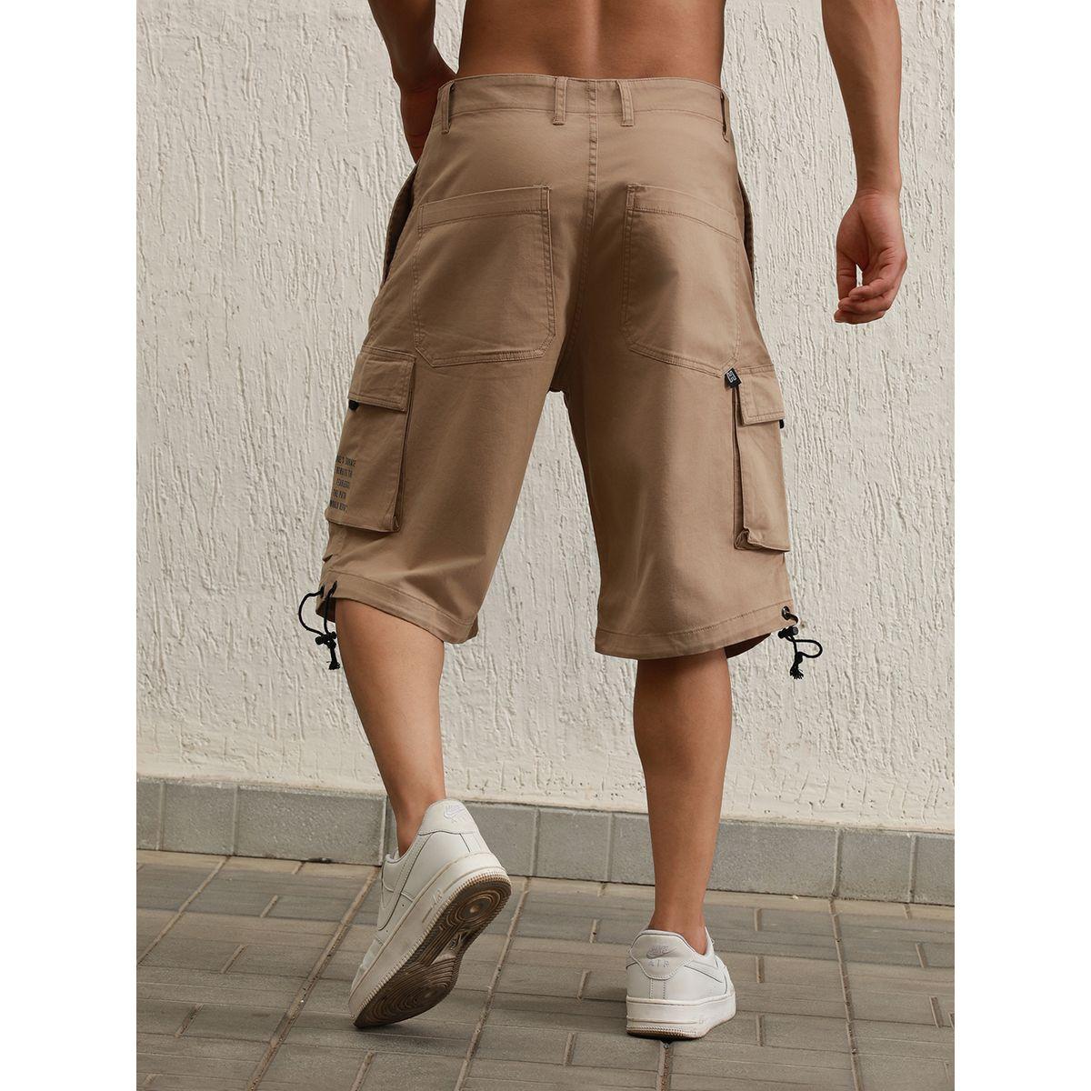 Hubberholme X Styli  Printed Pocket Cargo Shorts with Toggle Drawstring-men-clothing-bottoms-shorts-image-2