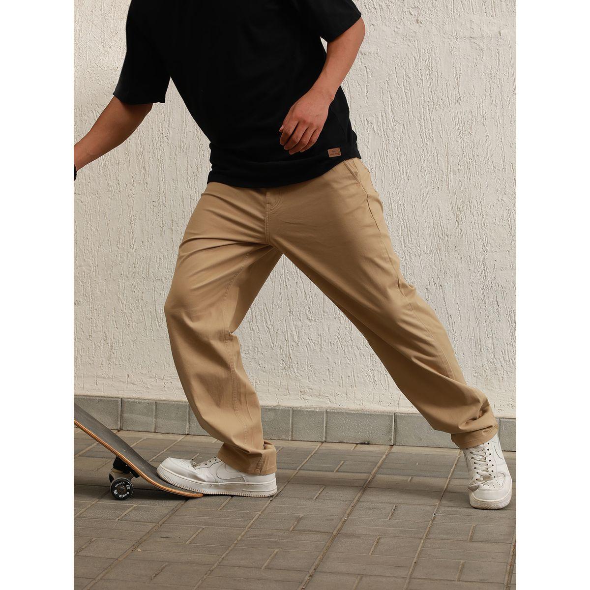 بنطال بقصة مريحة مع جيوب هابر هولم × ستايلي-men-clothing-bottoms-trousersandchinos-trousers-image-1