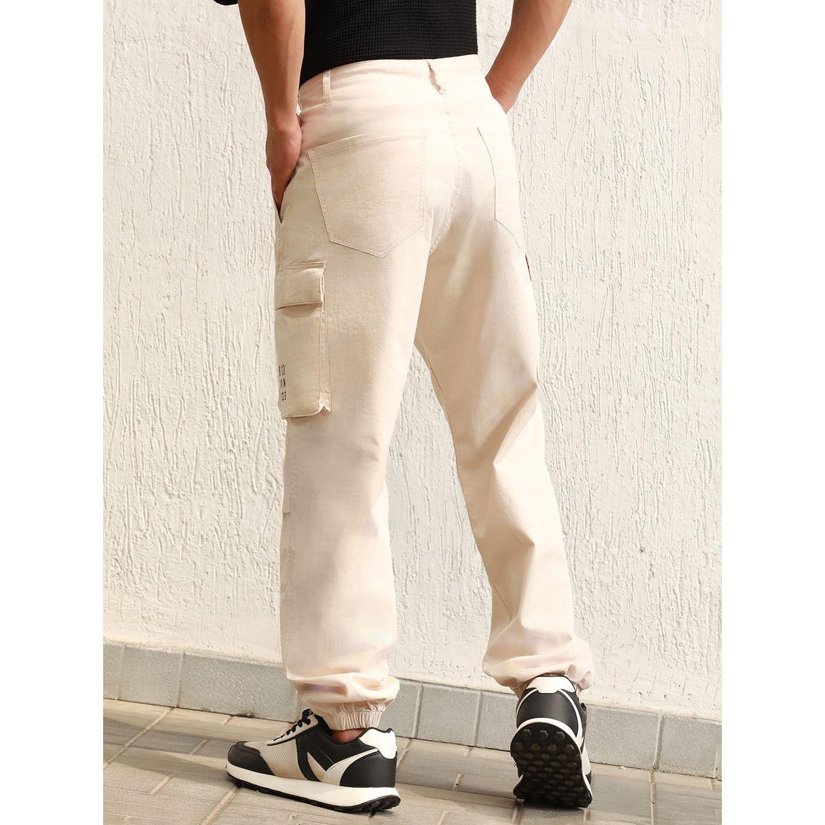 بنطال كارجو بقصة مريحة وجيب مطبع هابر هولم × ستايلي-men-clothing-bottoms-joggers-image-2