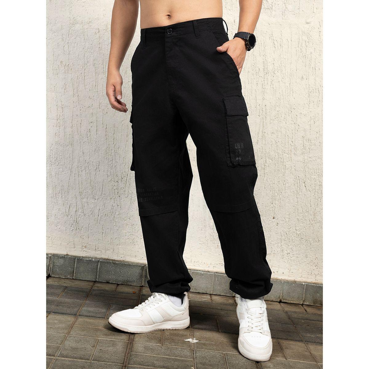 Hubberholme X Styli  Relaxed Fit Cargo Pants with Printed Pocket-men-clothing-bottoms-trousersandchinos-trousers-image-1