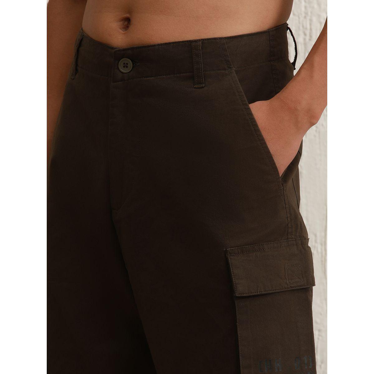 بنطال كارجو بقصة مريحة وجيب متوسط هابر هولم × ستايلي-men-clothing-bottoms-trousersandchinos-trousers-image-3