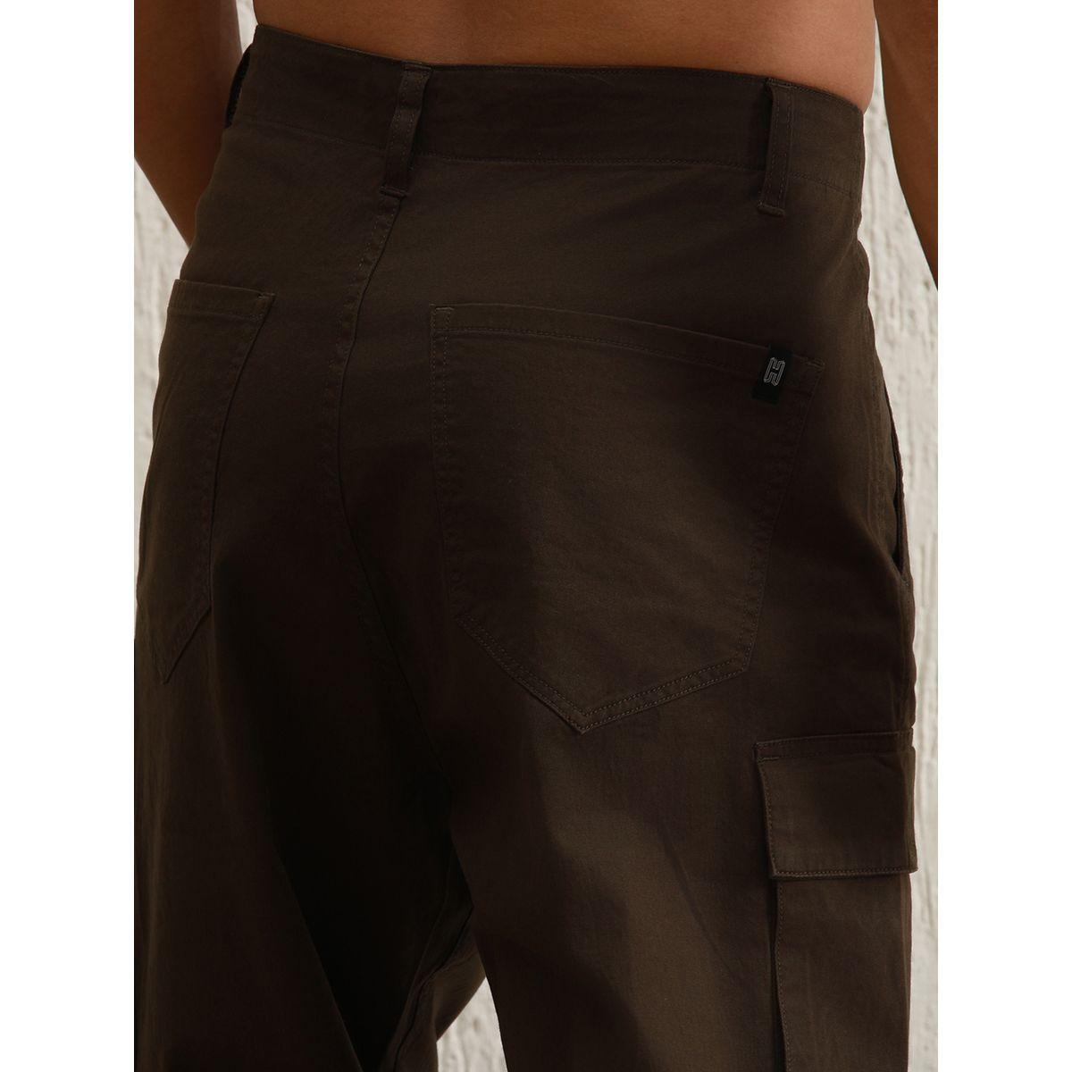 بنطال كارجو بقصة مريحة وجيب متوسط هابر هولم × ستايلي-men-clothing-bottoms-trousersandchinos-trousers-image-4