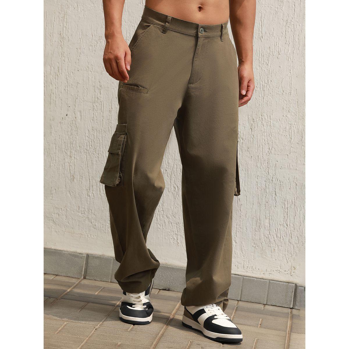 Hubberholme X Styli  Relaxed Fit Cargo Pants with Zip Pocket-men-clothing-bottoms-trousersandchinos-trousers-image-1