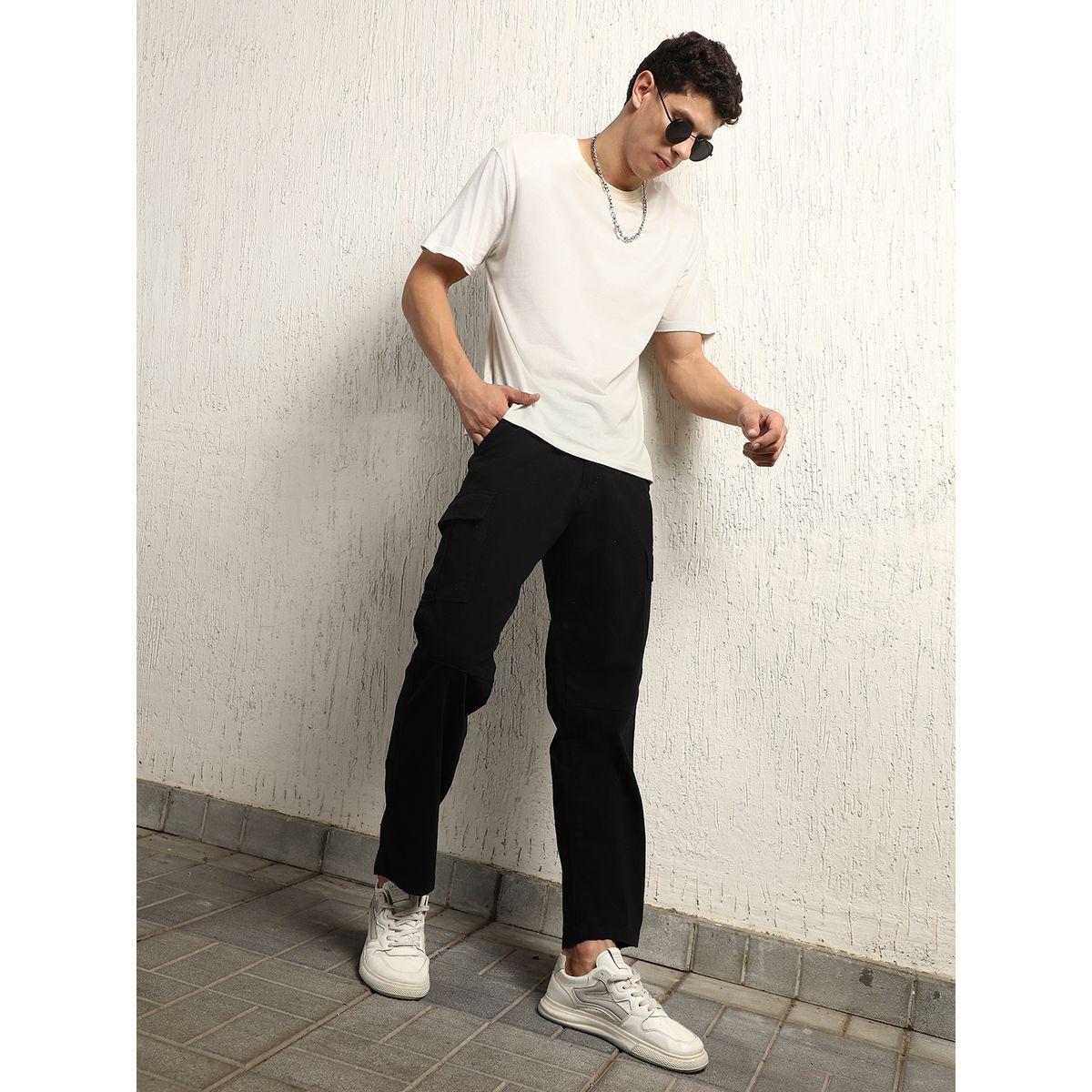 بنطال كارجو بأرجل مستقيمة وخصر متوسط هابر هولم × ستايلي-men-clothing-bottoms-trousersandchinos-trousers-image-4