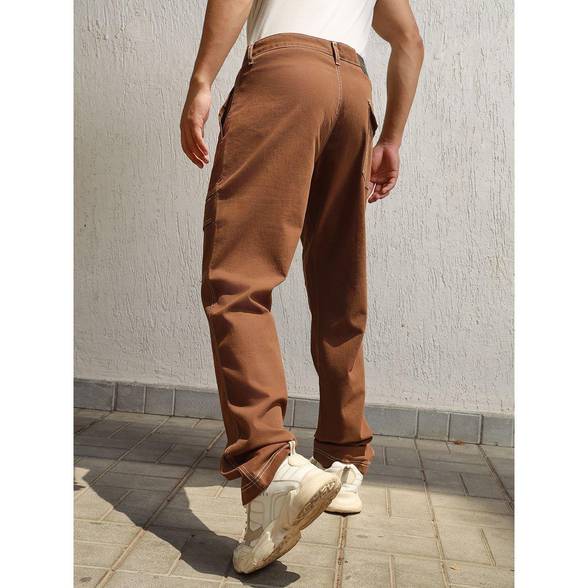 بنطال بقصة مستقيمة مع جيوب بطيات هابر هولم × ستايلي-men-clothing-bottoms-trousersandchinos-trousers-image-2