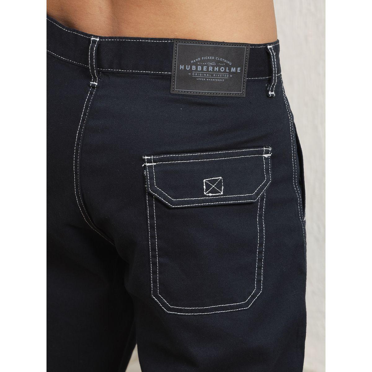 بنطال كارجو بقصة مريحة وتفاصيل مدروزة هابر هولم × ستايلي-men-clothing-bottoms-trousersandchinos-trousers-image-4