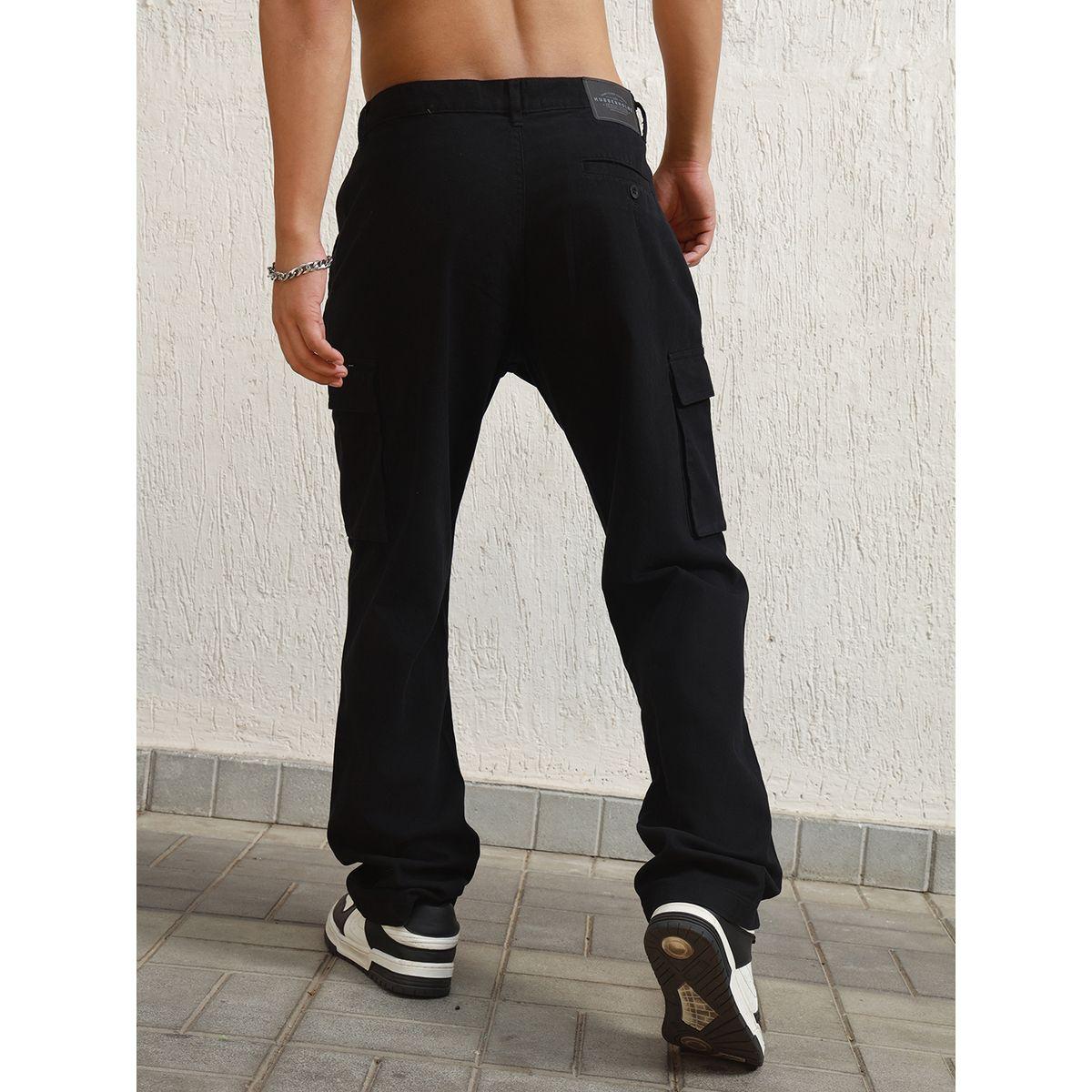 Hubberholme X Styli  Relaxed Fit Mid Rise Solid Cargo Pants-men-clothing-bottoms-trousersandchinos-trousers-image-2