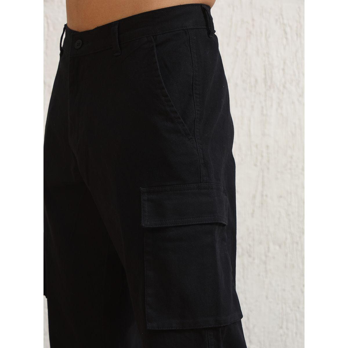 Hubberholme X Styli  Relaxed Fit Mid Rise Solid Cargo Pants-men-clothing-bottoms-trousersandchinos-trousers-image-3