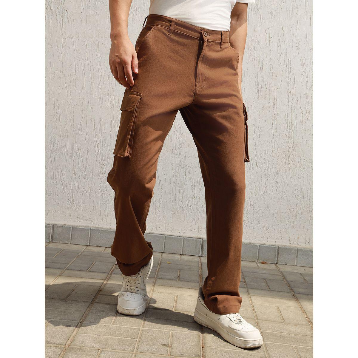 Hubberholme X Styli  Solid Straight Fit Cargo Pants-men-clothing-bottoms-trousersandchinos-trousers-image-1