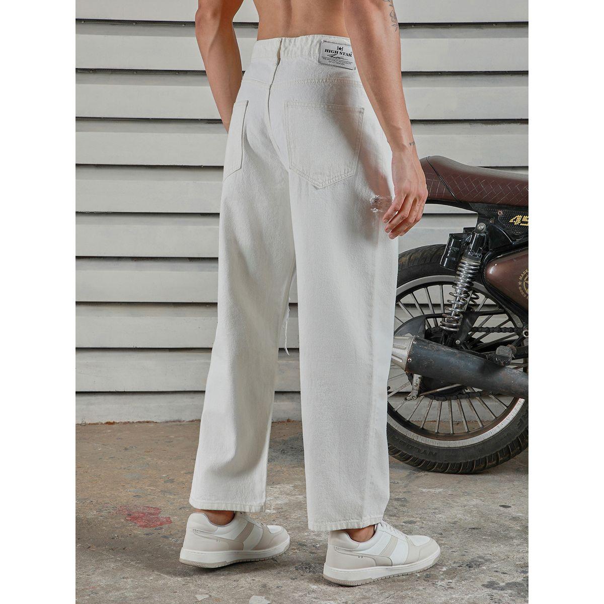 High Star X Styli  Mid Rise Straight Fit Distressed Jeans-men-clothing-bottoms-jeans-image-2