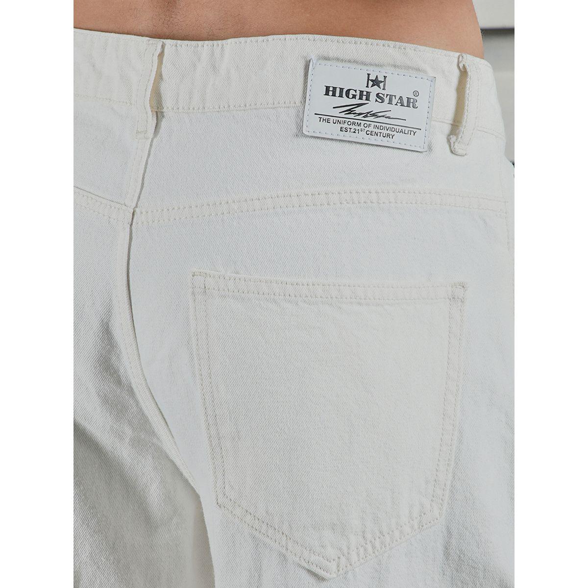 High Star X Styli  Mid Rise Straight Fit Distressed Jeans-men-clothing-bottoms-jeans-image-4