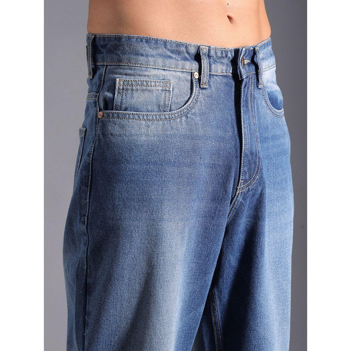 جينز بقصة مريحة وخصر متوسط هاي ستار × ستايلي-men-clothing-bottoms-jeans-image-3