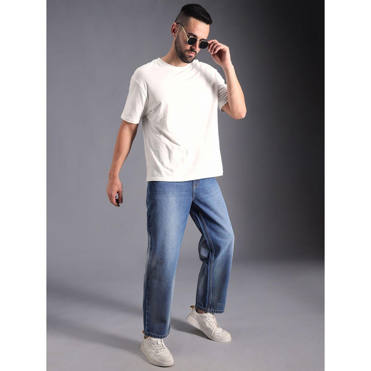 جينز بقصة مريحة وخصر متوسط هاي ستار × ستايلي-men-clothing-bottoms-jeans-image-4