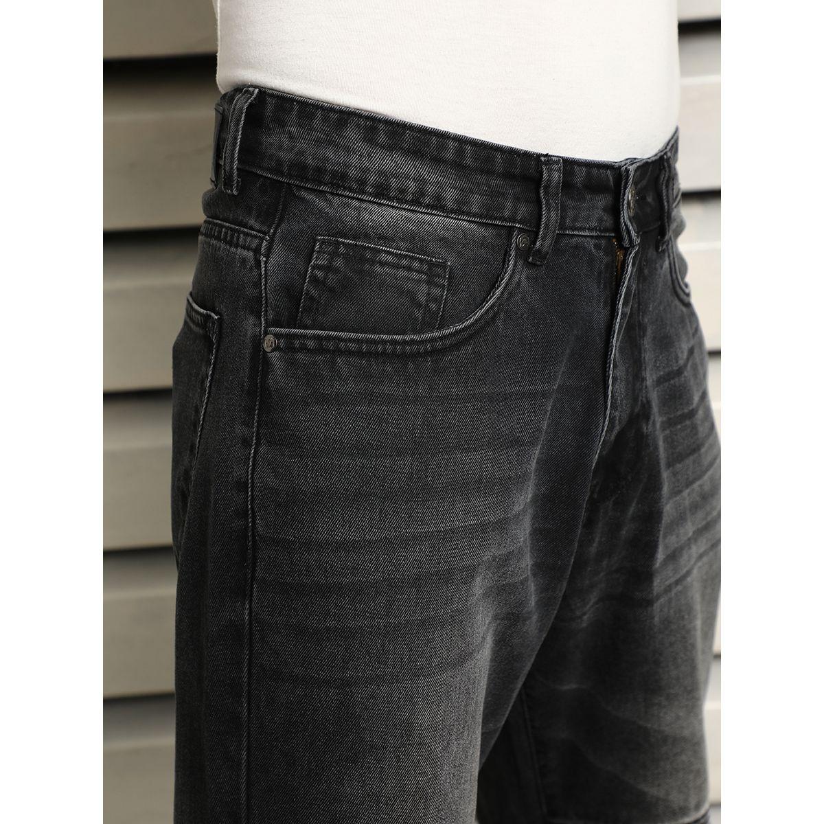جينز بقصة مستقيمة وخصر متوسط هاي ستار × ستايلي-men-clothing-bottoms-jeans-image-3